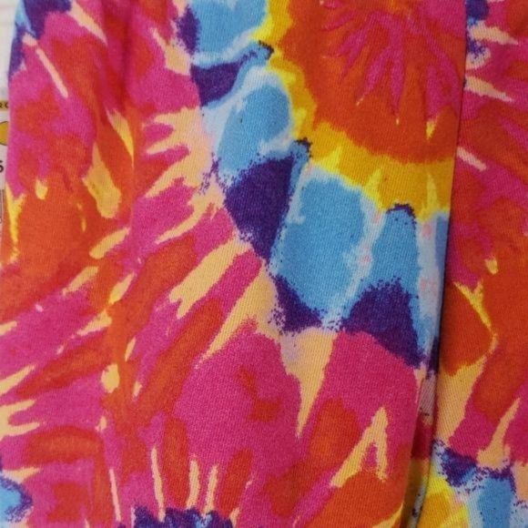 Bobbie Brooks Girls Rainbow Tie Dye‎ Shorts - Picture 6 of 6